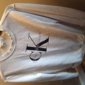 Calvin Klein White Sweatshirt